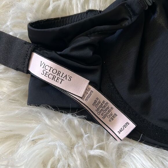 Victoria’s Secret Unpadded Push-Up bra adjustable straps Sz-34C - Picture 7 of 9